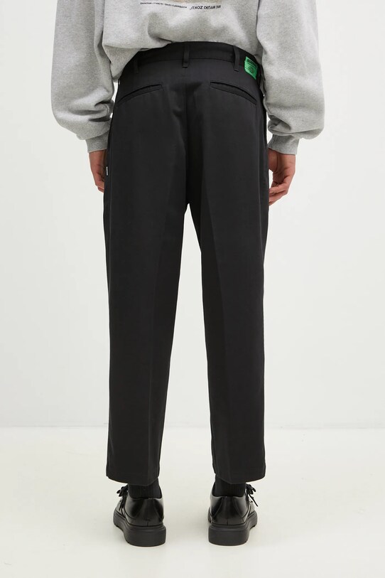 Clothing NEIGHBORHOOD trousers NEIGHBORHOOD X Dickies . Tuck Wide Pants 242VFDKN.PTM01 black