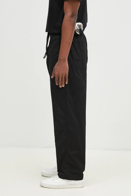 Butter Goods pantaloni TRS Pant BG243722 negru AW24