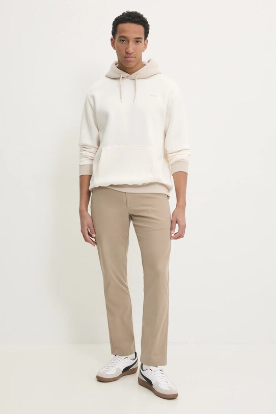 Nohavice Abercrombie & Fitch KI130.4097.400 béžová AW24