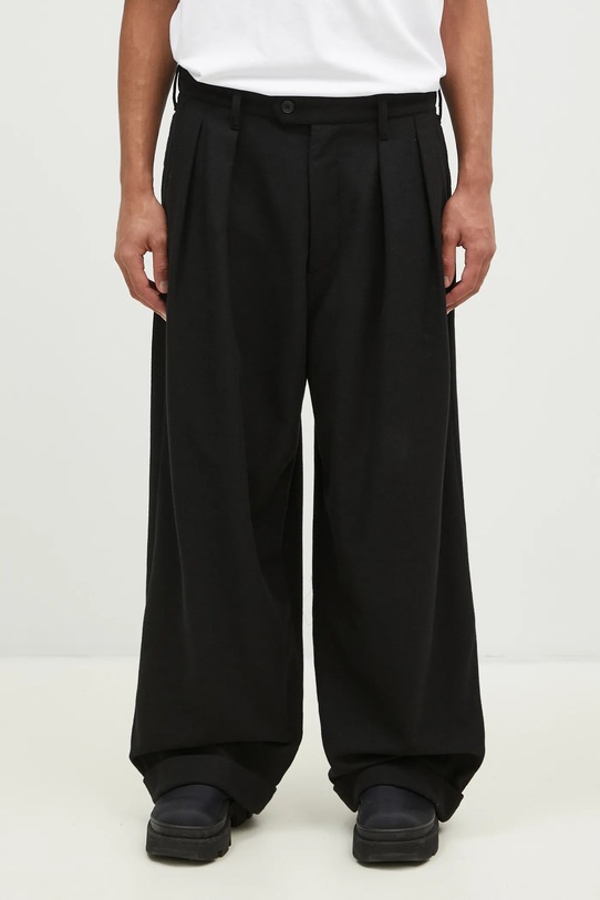 Engineered Garments wool blend trousers Oxford Pant fabric black 24F1F031.SD045