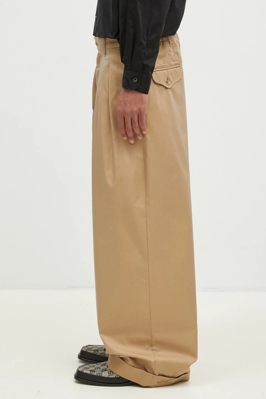 Engineered Garments pantaloni Oxford Pant 24F1F031.ZT146 bej AW24