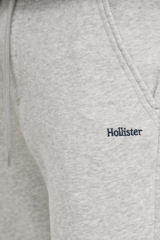 Hollister Co. pantaloni de trening din bumbac gri KI334.4122.122