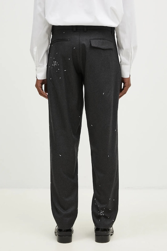 Дрехи Вълнен панталон Undercover UC2D4508 сив