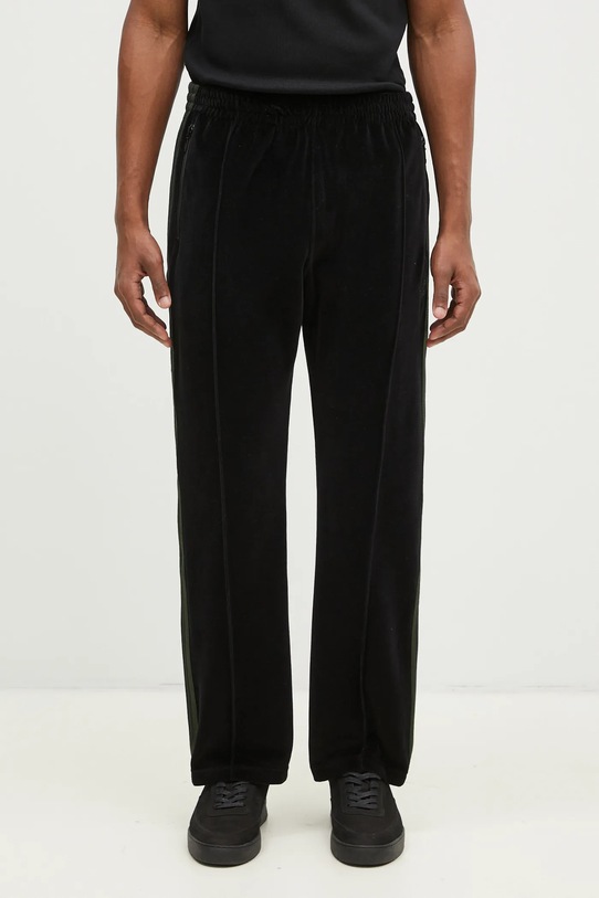 Needles joggers Narrow Track Pant applique black PU280