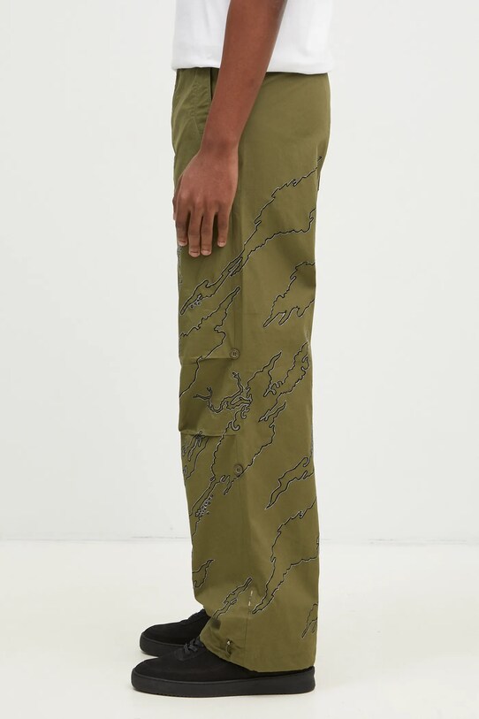 Бавовняні штани Maharishi Dpm: Sparse Bonsai Snopants 5340.OLIVE зелений AW24
