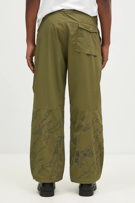 Odjeća Pamučne hlače Maharishi Bonsai Landscape Loose Snopants 5346.OLIVE zelena