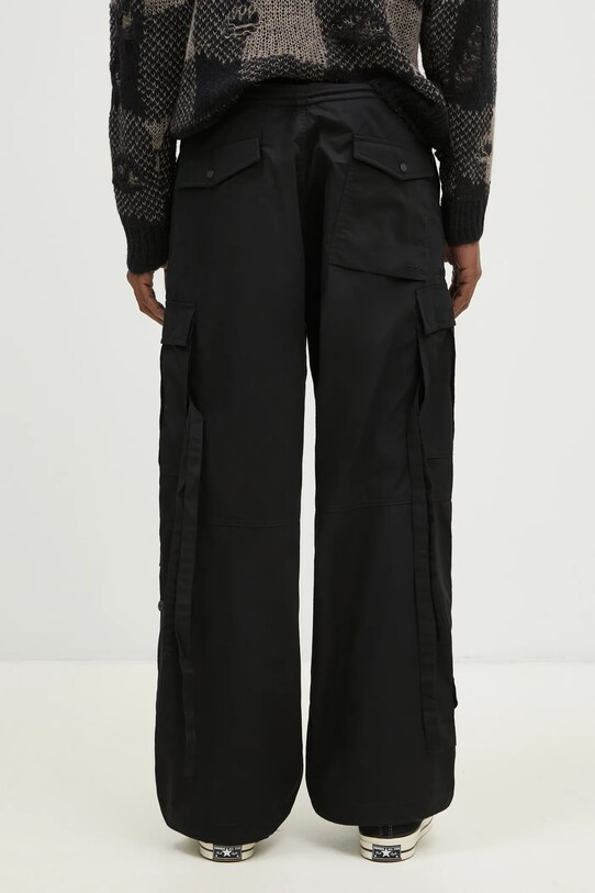 Oblečení Bavlněné kalhoty Maharishi Original Cargo Snopants Loose 5300.BLACK černá