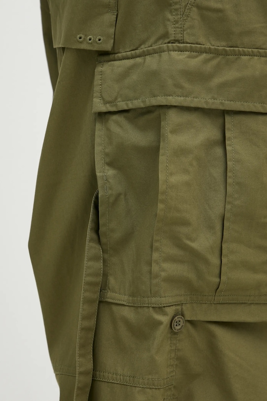Pamučne hlače Maharishi Original Cargo Snopants Loose zelena 5300.OLIVE