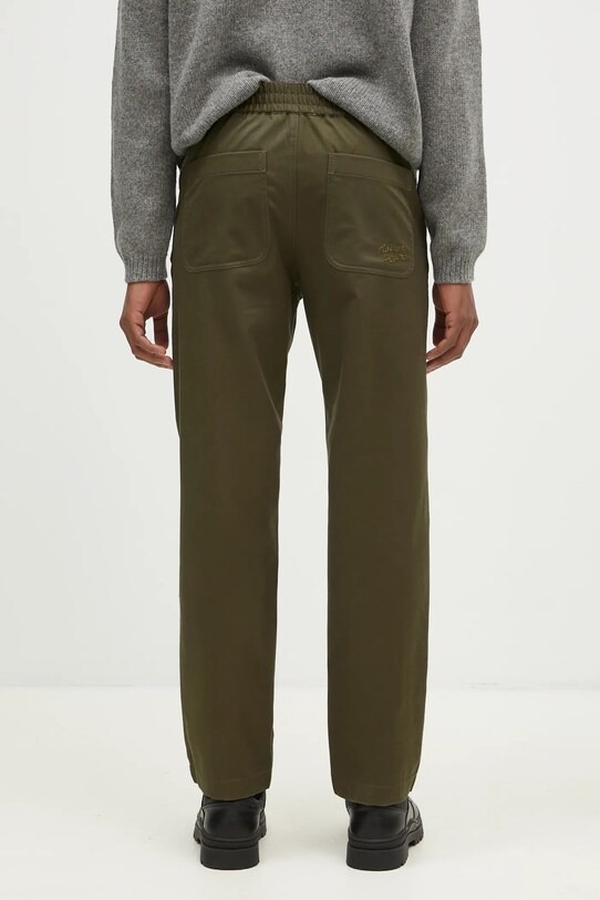 Oblečení Bavlněné kalhoty Maison Kitsuné Casual Pants MM01119WW0122 zelená