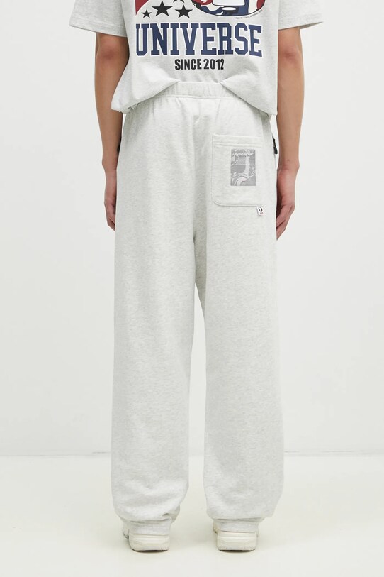Ρούχα Παντελόνι φόρμας AAPE Aape Now AAPPTMB625XAN γκρί