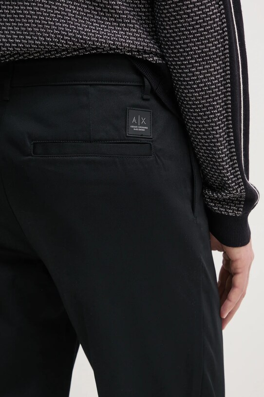 Nohavice Armani Exchange čierna XM000134.AF10517