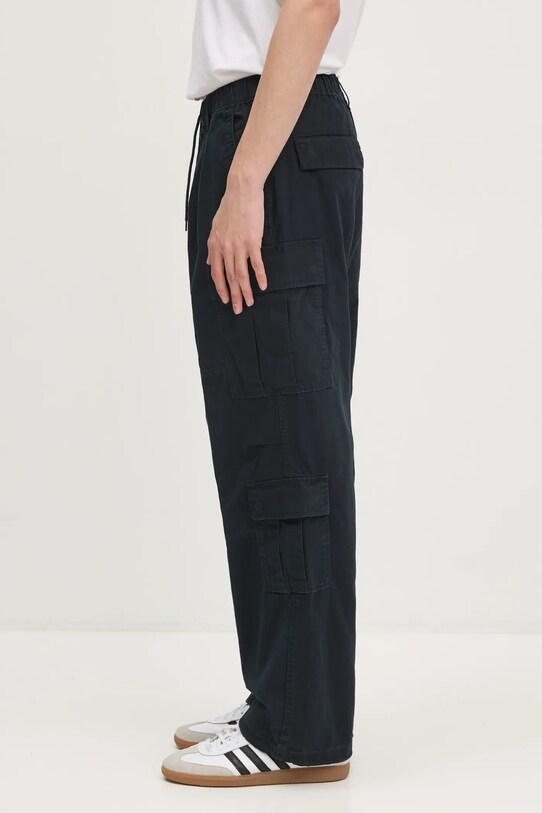 Pamučne hlače thisisneverthat BDU Pant TN243WPARP02 mornarsko plava AW24