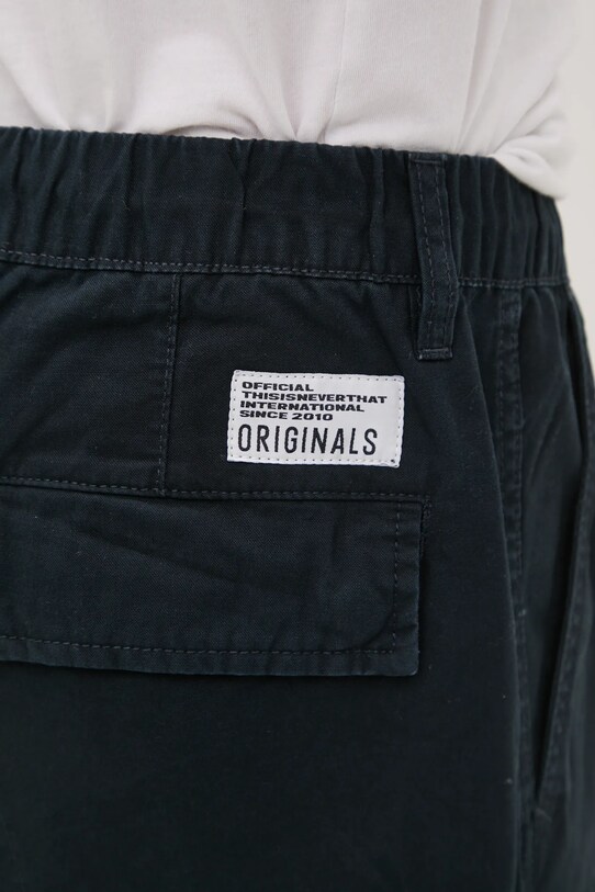 Pamučne hlače thisisneverthat BDU Pant mornarsko plava TN243WPARP02