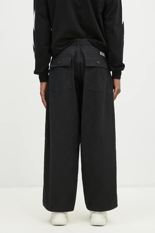 Clothing NEIGHBORHOOD cotton trousers 242AQNH.PTM02 black