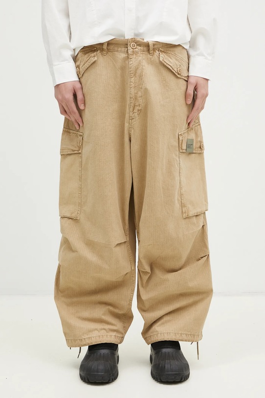 NEIGHBORHOOD cotton trousers cotton beige 242SPNH.PTM01