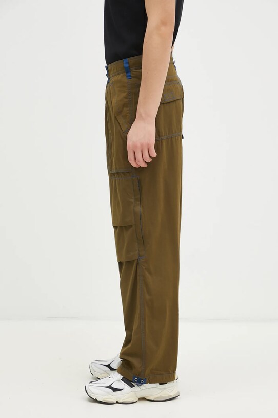 PLEASURES pantaloni Public Utility P24W011 verde AW24