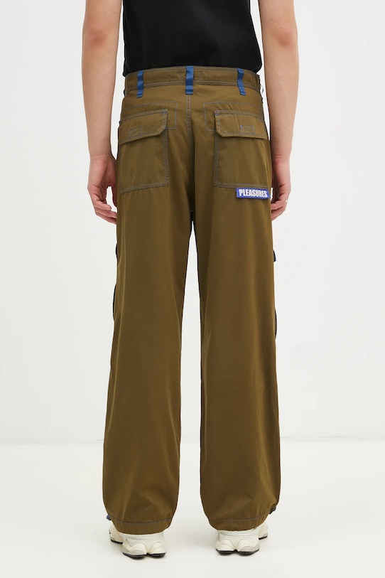 Дрехи Панталон PLEASURES Public Utility P24W011 зелен
