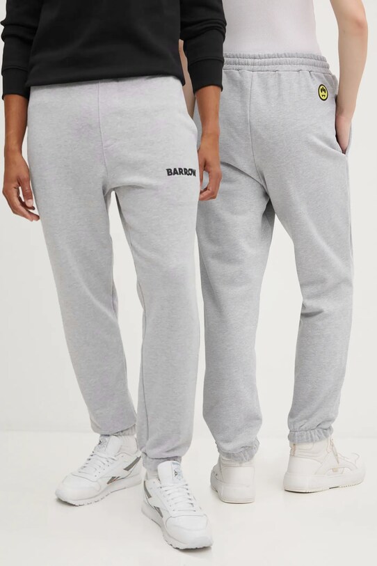 Donji dio trenirke Barrow print siva F4BWUAFP135