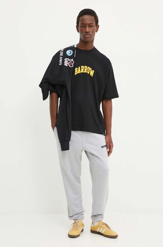 Barrow pantaloni de trening F4BWUAFP135 gri AW24