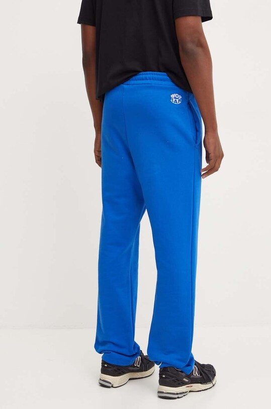 Barrow pantaloni de trening din bumbac F4BWUAFP140 albastru