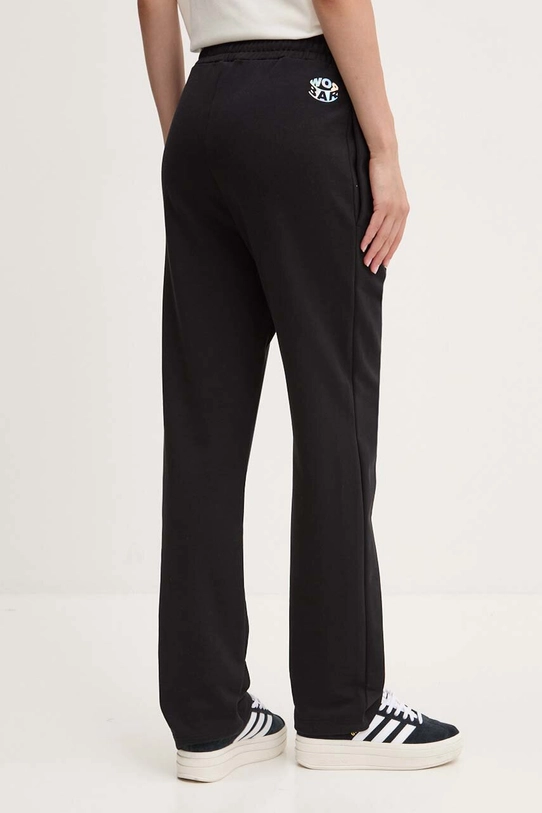 Barrow pantaloni de trening din bumbac F4BWUAFP140 negru