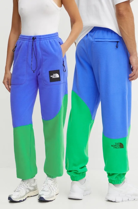 Tepláky The North Face TNF x Yinka Ilori pletenina modrá NF0A89GG0IG1