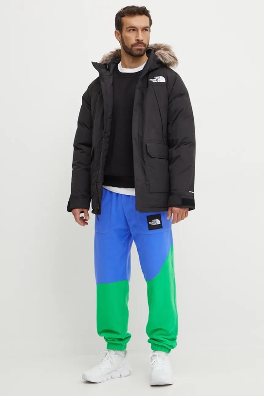 Tepláky The North Face TNF x Yinka Ilori NF0A89GG0IG1 modrá AW24