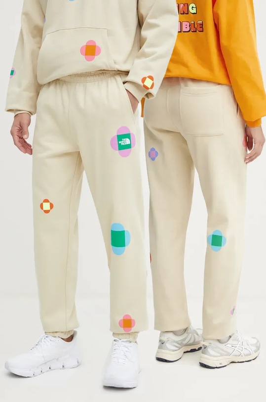 The North Face cotton joggers TNF x Yinka Ilori cotton beige NF0A8AQ23X41