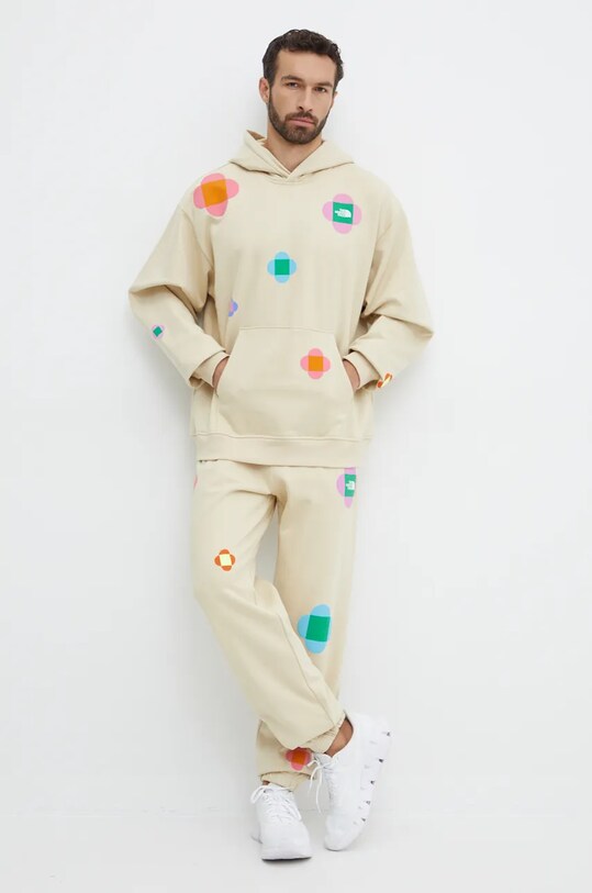 Clothing The North Face cotton joggers TNF x Yinka Ilori NF0A8AQ23X41 beige