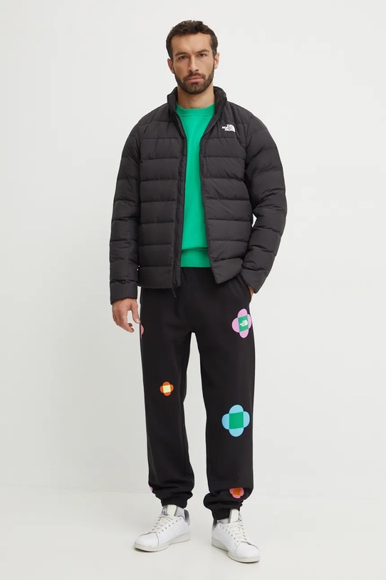 The North Face pantaloni de trening din bumbac TNF x Yinka Ilori NF0A8AQ2JK31 negru AW24