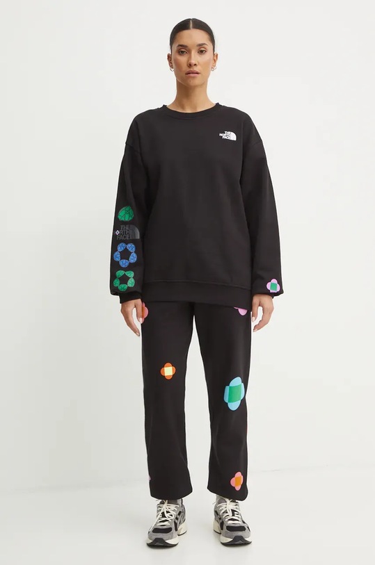 Îmbrăcăminte The North Face pantaloni de trening din bumbac TNF x Yinka Ilori NF0A8AQ2JK31 negru