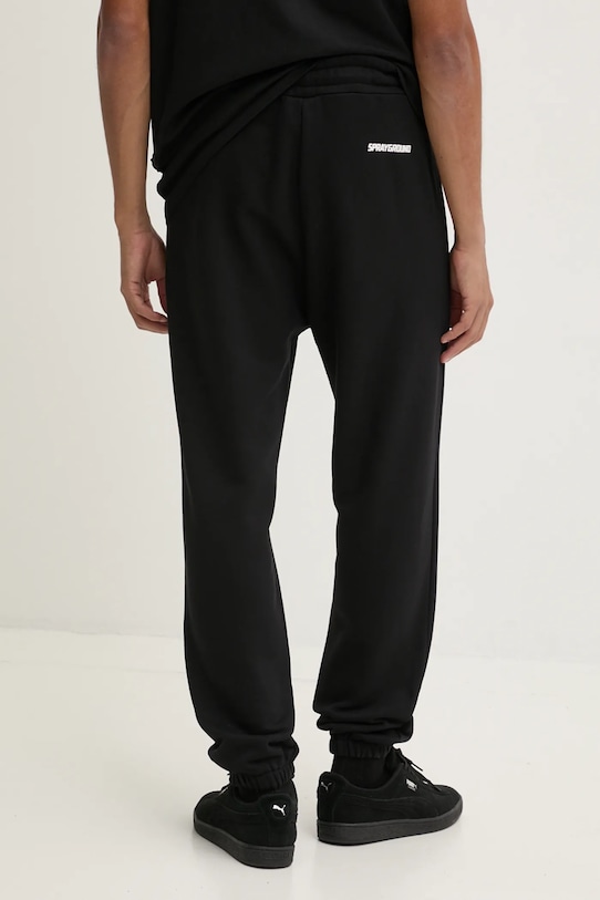 Sprayground pantaloni de trening din bumbac SP515 negru
