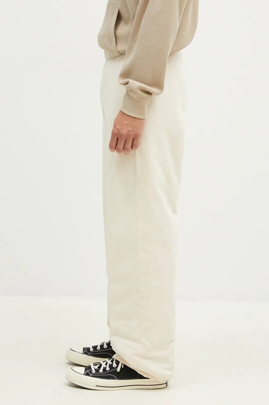 A.P.C. pantaloni della tuta di cotone Jogging Cutback COHFL.M28091.AAD beige AW24
