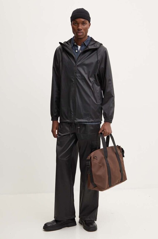 Штани Rains Cargo Rain Pants Wide W3 чорний 18990.84