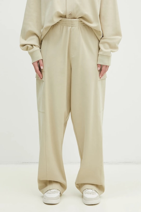 Pangaia pantaloni de trening 10002239 bej AW24