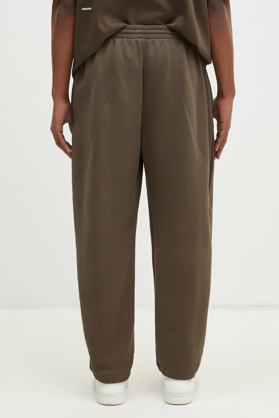 Pangaia pantaloni de trening din bumbac 10001759 verde