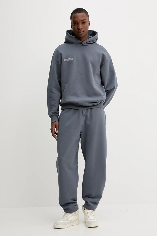 Pangaia pantaloni de trening din bumbac 10001759 gri