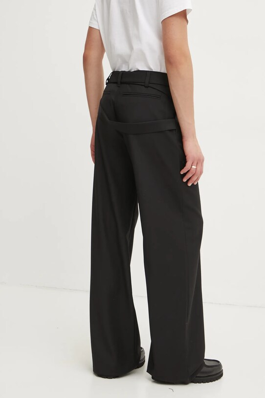 Heliot Emil spodnie z domieszką wełny AW24.M.10.182.BLK01