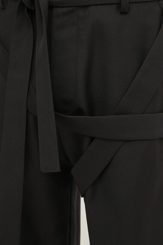 Heliot Emil spodnie z domieszką wełny AW24.M.10.182.BLK01