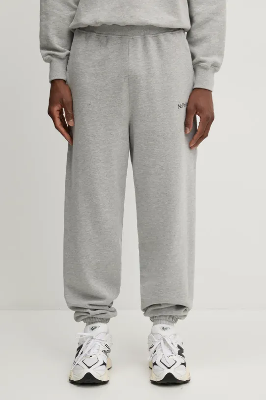 No Problemo pantaloni della tuta di cotone Mini Problemo Sweatpant cotone grigio NP30009.02