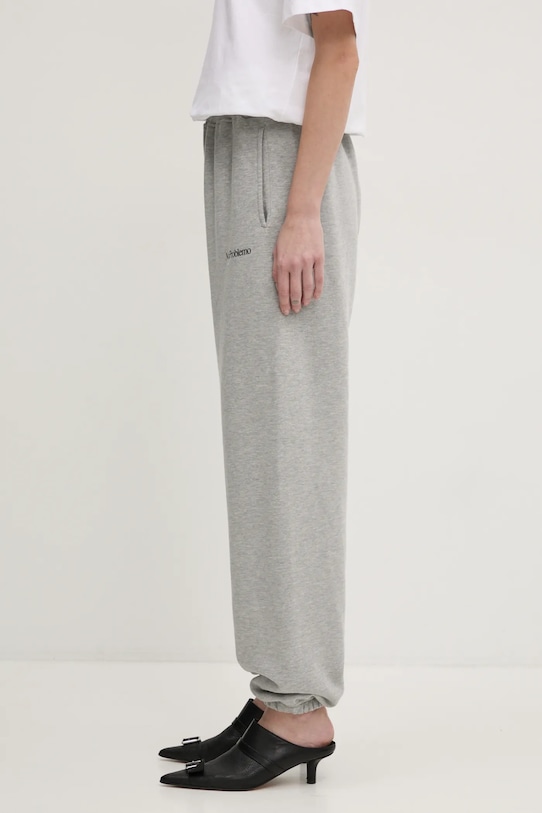 No Problemo pantaloni della tuta di cotone Mini Problemo Sweatpant grigio NP30009.02