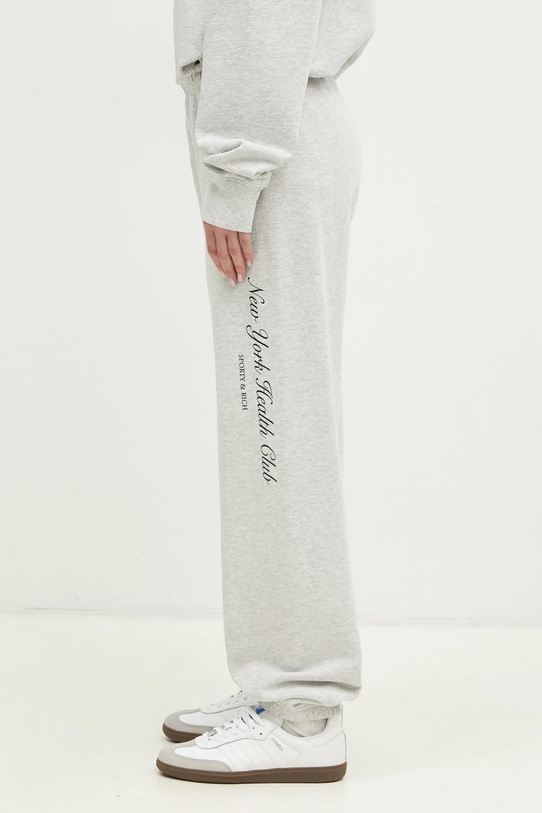 Sporty & Rich pantaloni della tuta NY Health Club grigio PA036506043GY03