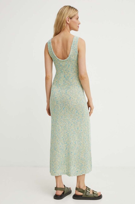 Ρούχα Φόρεμα από λινό μείγμα Samsoe Samsoe SAISHA F24200028 πράσινο