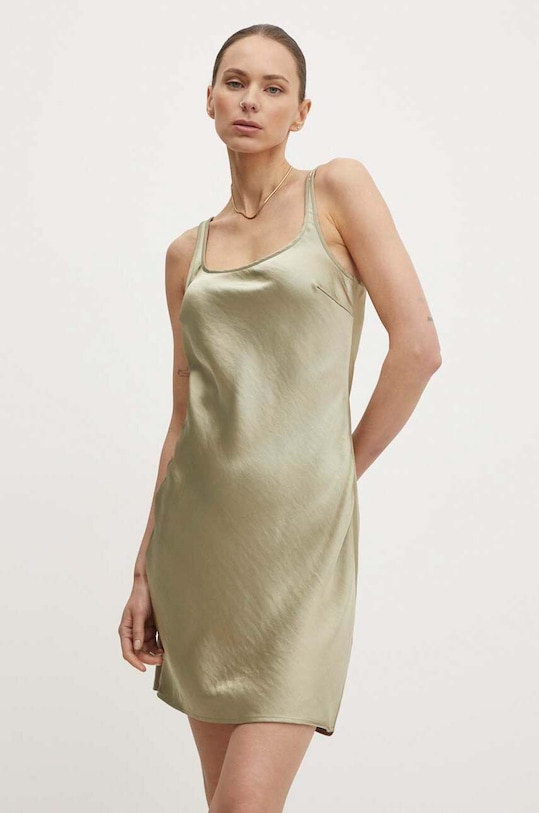 Samsoe Samsoe sukienka SASUNNA casual zielony F24200178