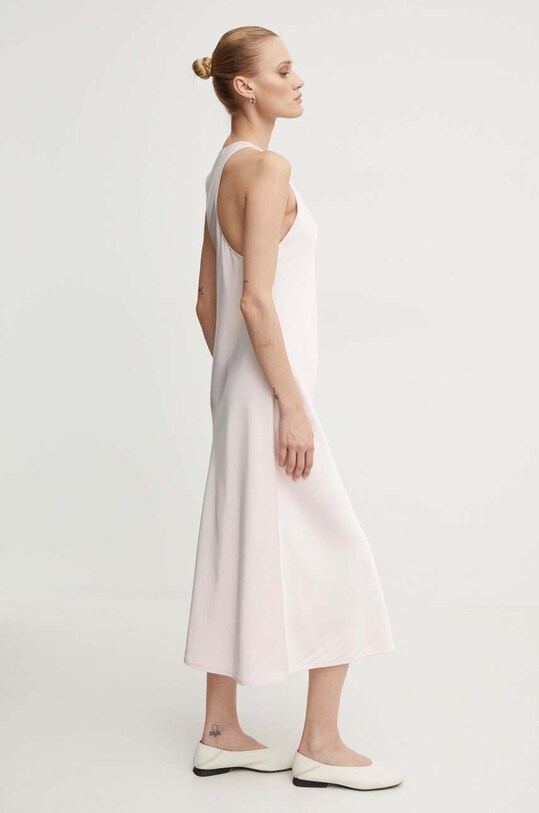 2NDDAY sukienka Amalian - Heavy Satin różowy 2244125279