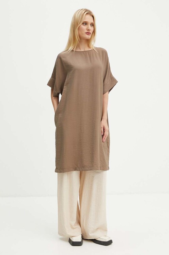 Bruuns Bazaar sukienka CressBBGigi dress BBW3477N brązowy AW24