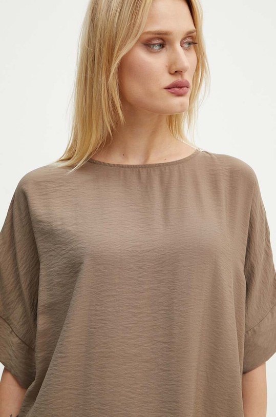 Bruuns Bazaar sukienka CressBBGigi dress brązowy BBW3477N