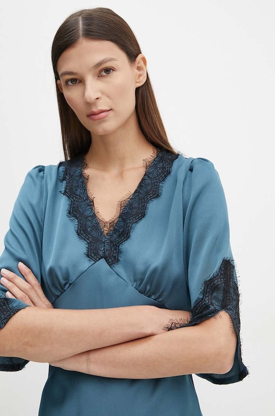 Bruuns Bazaar sukienka AcaciaBBDia dress granatowy BBW4036