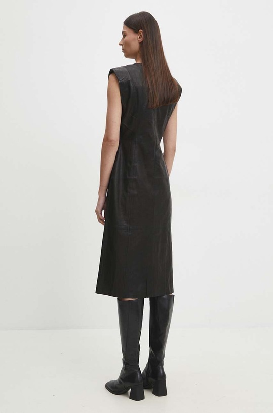 Îmbrăcăminte Bruuns Bazaar rochie de piele SoftBBAgathea leather dress BBW4183 negru