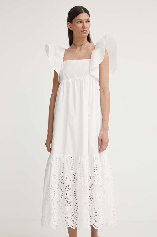 Одежда Хлопковое платье Résumé BeniseRS Dress 122051192 белый
